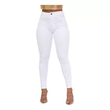 Calça Jeans Premium Skinny Feminina Cintura Alta Push-up