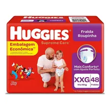 Fralda Huggies Roupinha Supreme Care Xxg 48