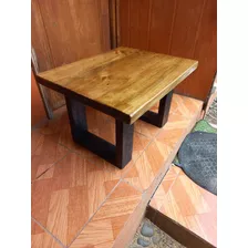 Mesa De Centro Rustica, Completa En Madera 