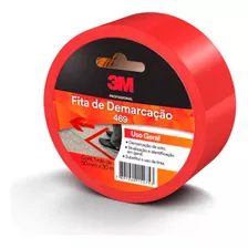 Fita 3m Demarcacao 469 Vermelha 50mmx30m