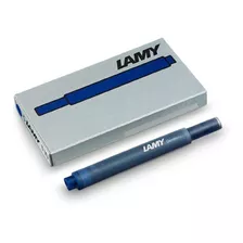 Cartucho Lamy Azul Negro T10 Com 5 Unidades 10655