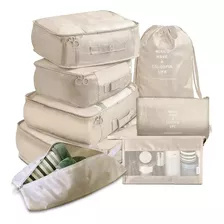 Set De Bolsas Organizadoras De Malas De 8 Piezas, Cubos D