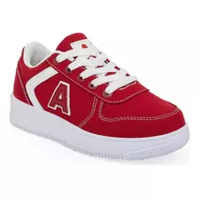 Zapatilla Addnice Skate Canvas Niños Rojo - Skatecanvas