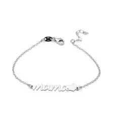 Pulsera De Plata Pura Detalle Para Mamá Desde $35