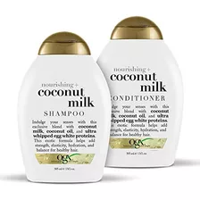 Conjunto De Shampoo E Condicionador Ogx Coconut Milk