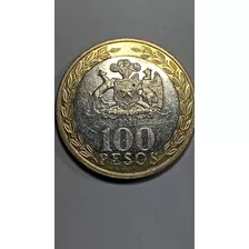 100 Pesos Chilenos 2021 Error De Acuñacion Repiirlica 