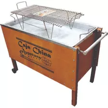 Caja China Aventura 20kg De Madera Laminada Y Acero Inox