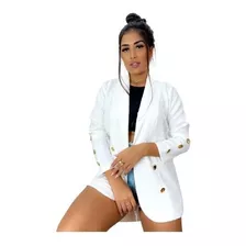 Blazer Casaco Feminino Alfaiataria Social Feminino