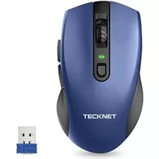 Mouse Tecknet Inalambrico 4800 Dpi/azul