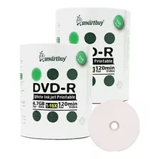 200 Dvd-r Printable Smartbuy 4.7gb 120 Minutos Pack 50 Pç