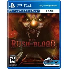 Until Dawn: Rush Of Blood Playstation Vr Ps4 / Juego Físico