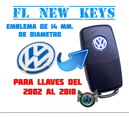 Emblema Para Llaves Ford,vw,nissan,chevrolet,audi,mini,honda Foto 9