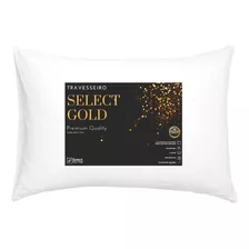 Travesseiro 100% Algodão E Antialérgico Select Gold Luxo