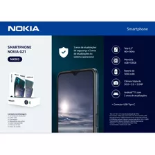 Smartphone Nokia G21 4+128gb Azul - Nk083