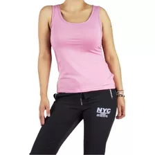 Camiseta Mujer Musculosa Bamboo. Elasticada. Colores O727