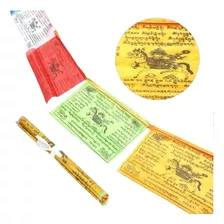 4 Rollos Banderas Tibetanas 