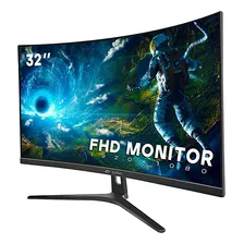 Monitor Para Jugadores Curvo Crua Led 32 75 Hz Full Hd Hdmi