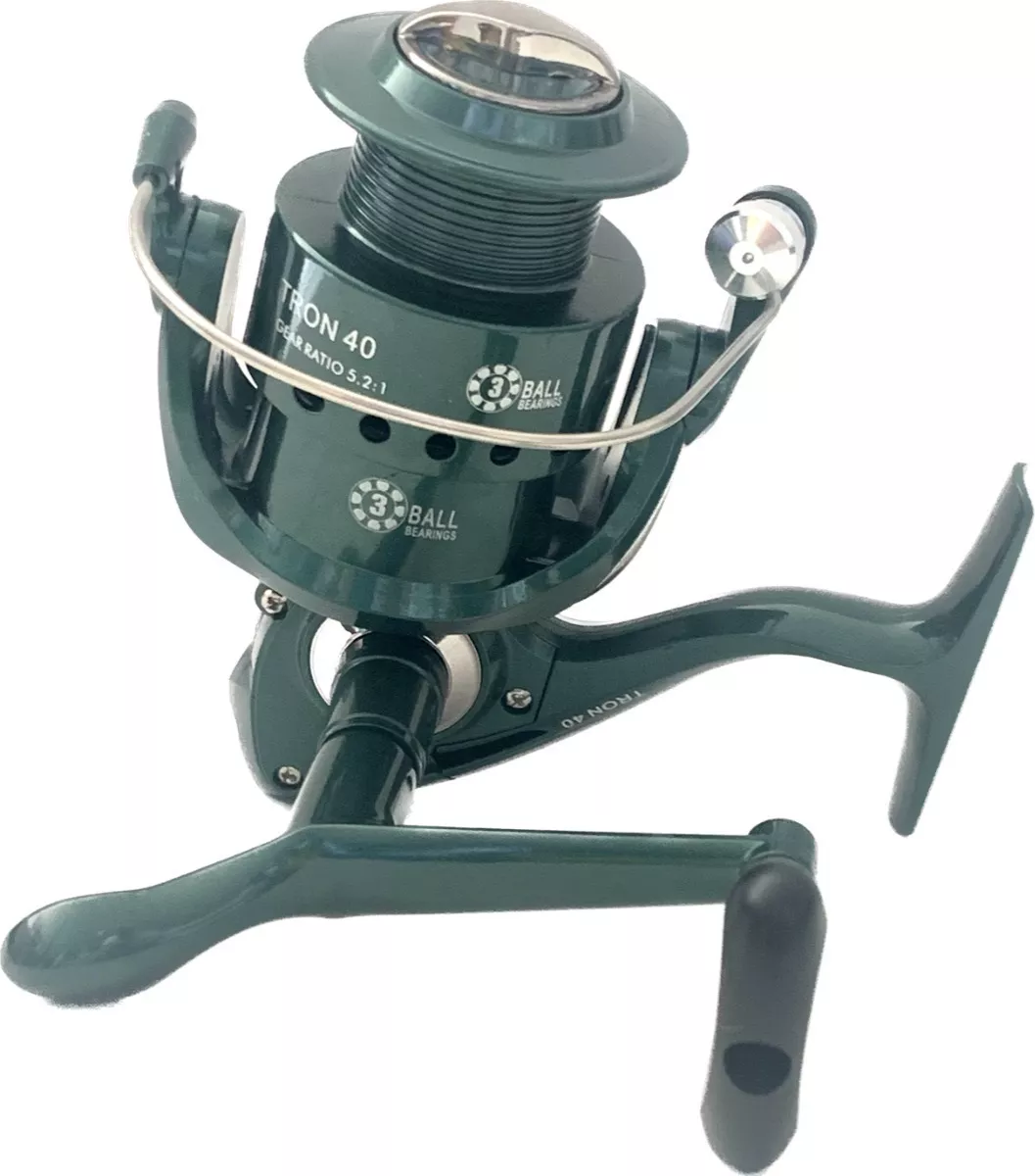 Reel Frontal Tech Tron 3 Rulemanes Pesca Pejerrey Spinning