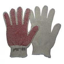 Guantes Moteados Algodón Pesados De Trabajo Por 12 Pares 