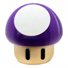Honguito Mushroom Violeta - Holder - Súper Mario Bros 8cm
