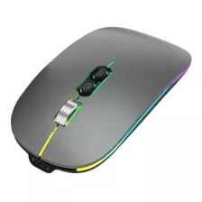 Mouse Delgado Escritorio Bluetooh Inalámbrico Led 1600 Dpi