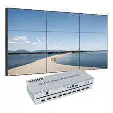 Controlador Hdmi Video Wall 3 X 3 Suporte 4k 60hz - 9 Telas