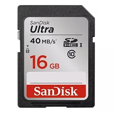 Sandisk Ultra Clase 10 Tarjeta De Memoria Sdhc De 8 Gb