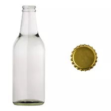 Botella Transparente Para Kombucha 333cc Con Tapa / 26 Und