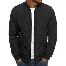 Chamarra Bomber Hombre Larga Corte Moderno