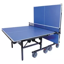 Mesa De Ping Pong Plegable C/ruedas Exterior + Accesorios