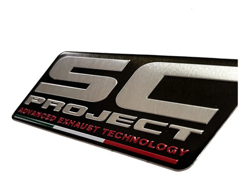 Sticker Emblema Adhesivo Para Escape De Moto Sc Project Foto 5