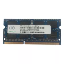 Memoria Notebook Nanya / 2 Gb / Ddr3-1066 Mhz / Pc3-8500