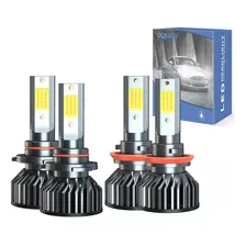 Kits De Faros 9005+h11 6000k Led De Luz Alta Y Baja 360°