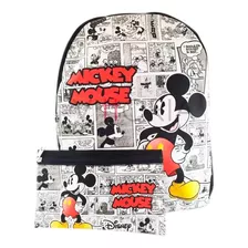 Morral + Cartuchera Mickey Mouse Maleta Ánime