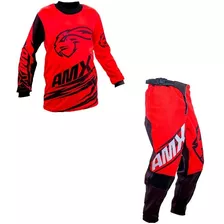 Conjunto Calça E Camisa Duo Amx Motocross Infantil