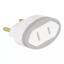 Plug Adaptador 2p Pb P 2p Chato 10a 250v Dn1549 Daneva 110v/220v