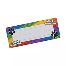 Placas De Escritorio Huellas De Patas, 24 Piezas, Activ...