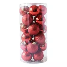 Paquete Esferas Navideñas Decorativas Medianas 6 Cm