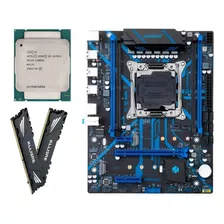 Kit Intel Xeon E5 2670v3+x99 Huananzhi Qd4+16gb Memoria Ram 
