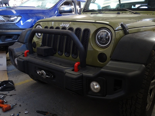 Bumper Defensa Frontal Spartakus Jeep Wrangler 2008-2018 Foto 2