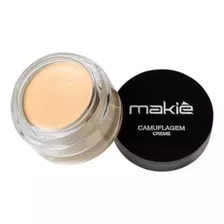 Corretivo Facial Camuflagem Creme Matte Makiê 17g Tom Vanilla