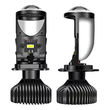 Lupa Led H4 De 50mil Lumenes Luz Blanca Luces Altas Y Bajas