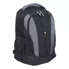 Mochila Portanotebook Rosenthal Negro Gris Carlos Paz