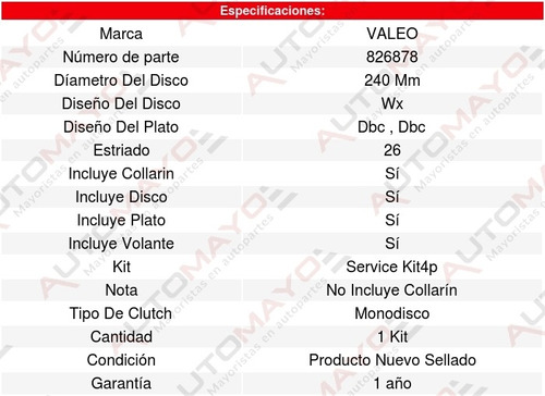 1 Clutch Embrague Valeo Sprinter 2.7l 04/06 Foto 3