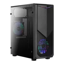 Gabinete Aerocool Tomahawk-a Rgb C/coolers Color Negro