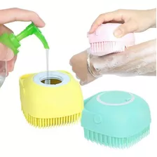 Lava Pelo Pet Escova Banho Cachorro Gato Dispenser Shampoo Cor Sortidos