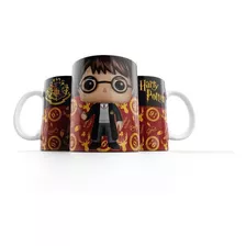 Caneca Xícara Personalizada Porcelana Harry Potter Chibi