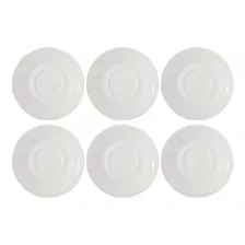 Set X6 Plato Porcelana Cafe Tsuji Conico 1600 Con Sello 12cm