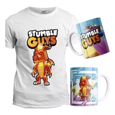 Playera Stumble Guys Combo/kit Playera + Taza #0001