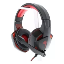 Headset Gamer Xlion Con Microfono Red/black Hp-110 3.5mm+usb